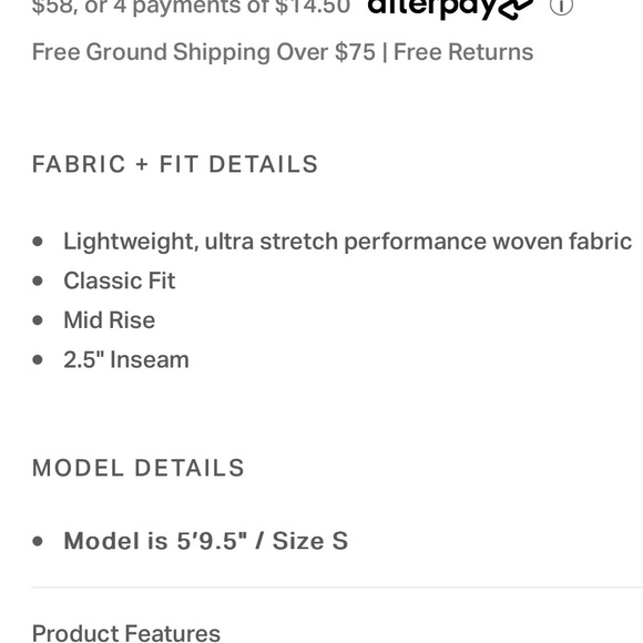 Vuori Women’s Clementine Short in Black Camo Size: Small - Picture 5 of 10
